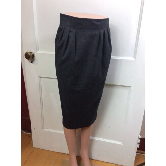 Don Sayres Vintage Wool Pencil Skirt Office Siren Womens 6 - Picture 7 of 9